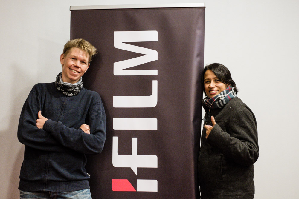 Two very happy time travelling Fuji X-Photographers. Photo: Ib Thordal