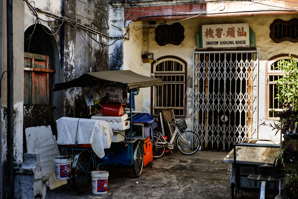 A Street Hawker's bike. Georgetown, Penang.