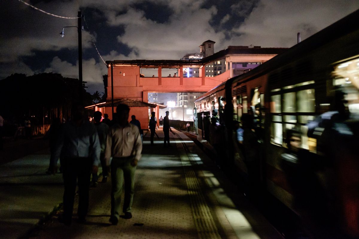 Train station. Colombo, Sri Lanka