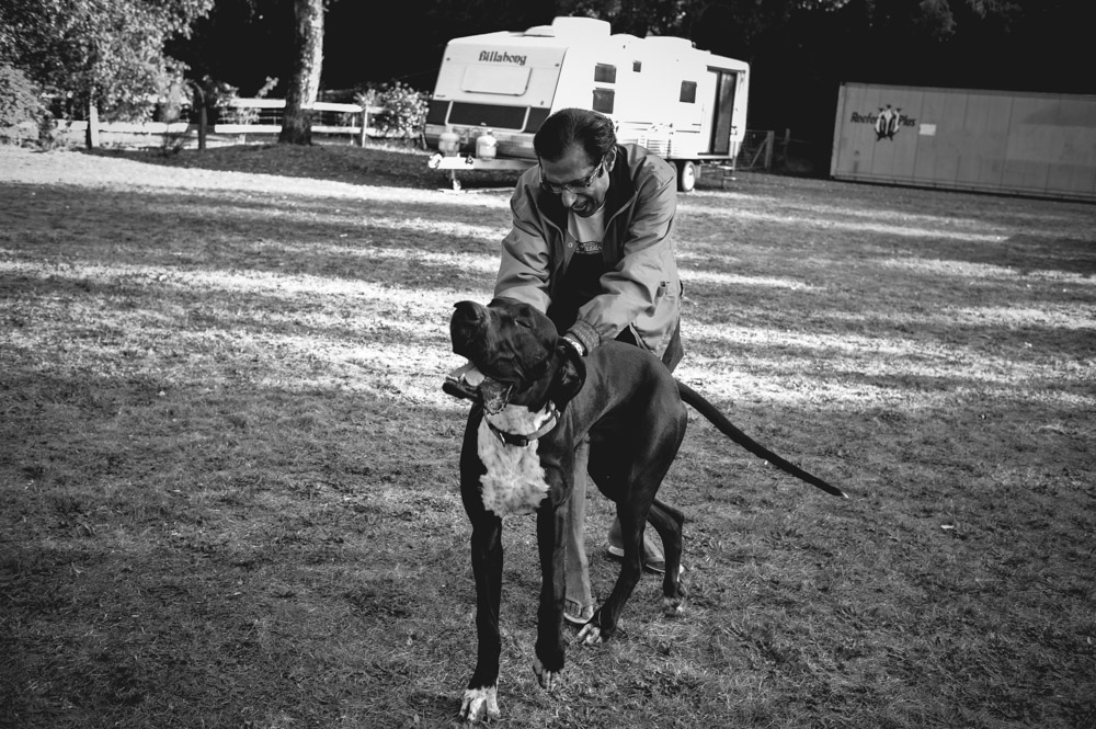 My father was a dog person. He made friends with puppies everywhere. Pemberton, WA. Christmas 2011