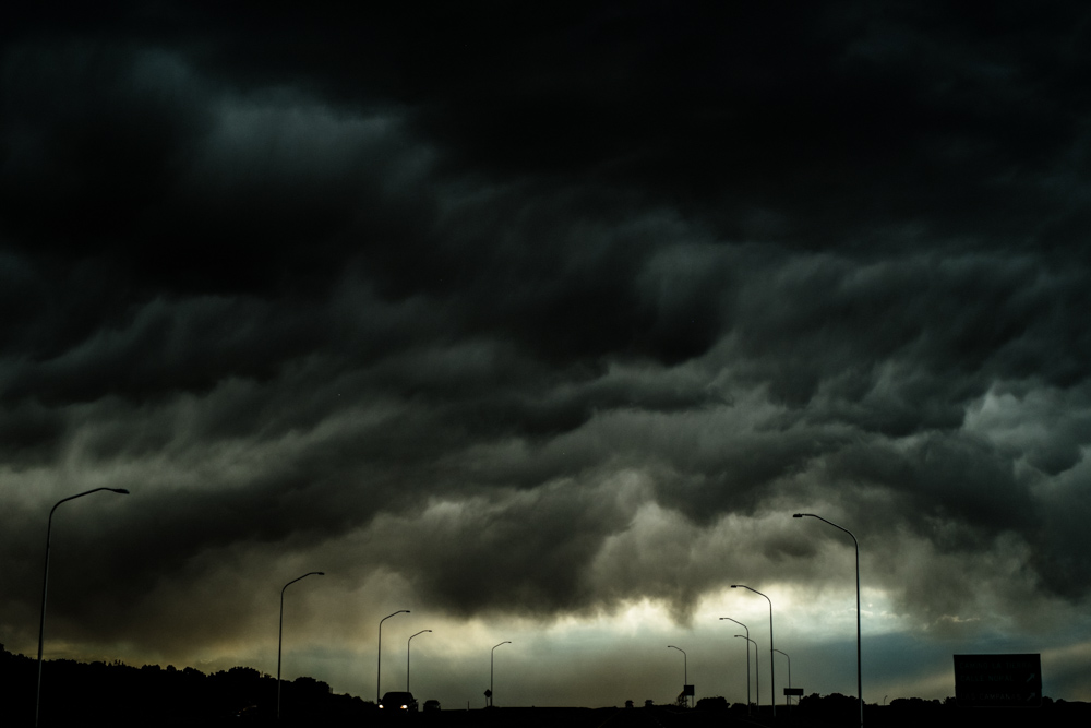 Storm, Santa Fe. New Mexico, USA.