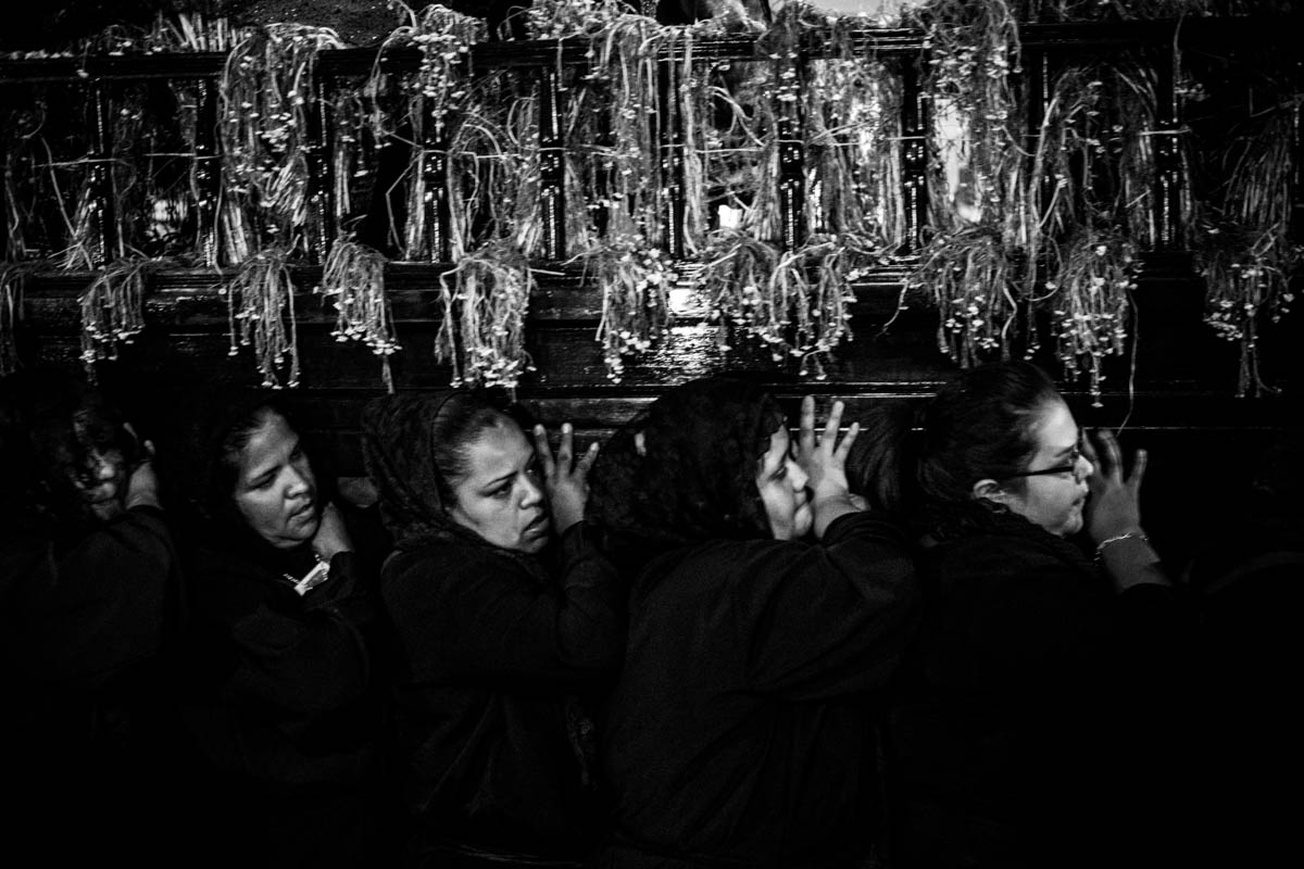 It is a heavy burden to bear - especially when barefoot, which all these women were.