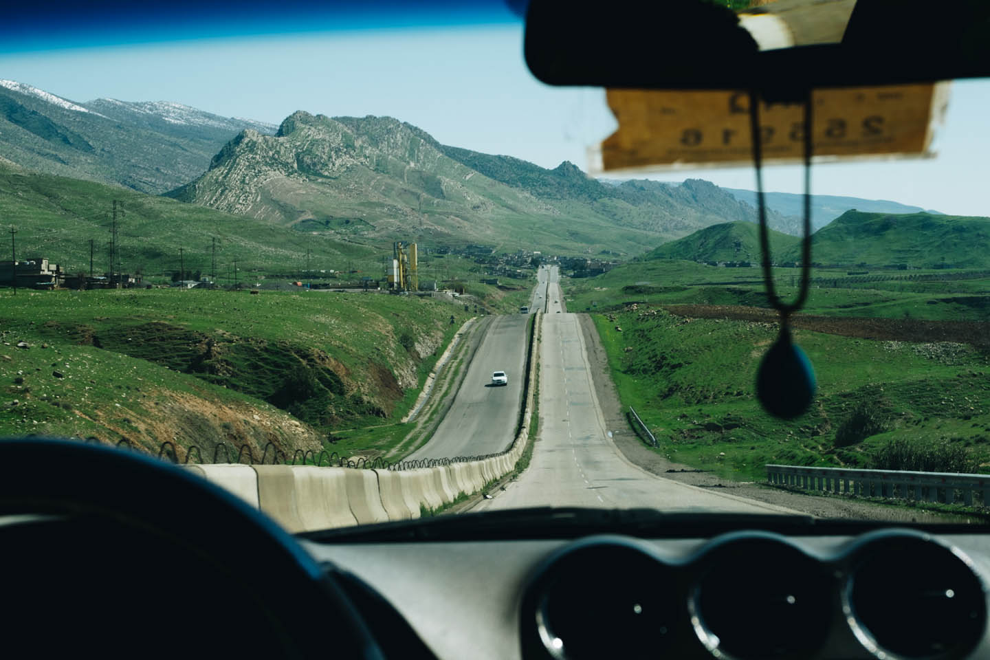 Kurdish landscapes: a difference of seasons from the road.