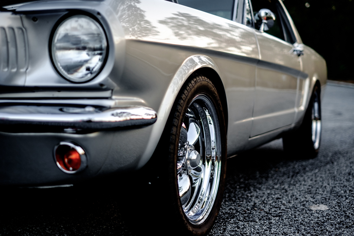 Audrey's Mustang - a painstaking labour of restorative love.